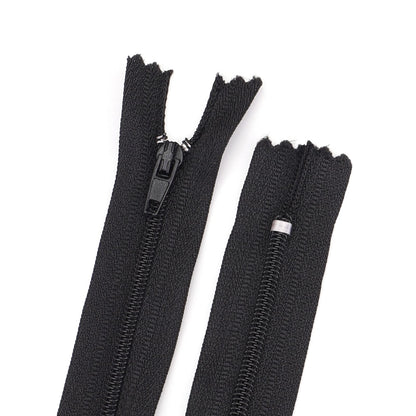 3085  Zipper No. 3 nylon closed end work code with color automatic head multi-color cloth edge zipper electric white front and rear stop clothing is suitable for