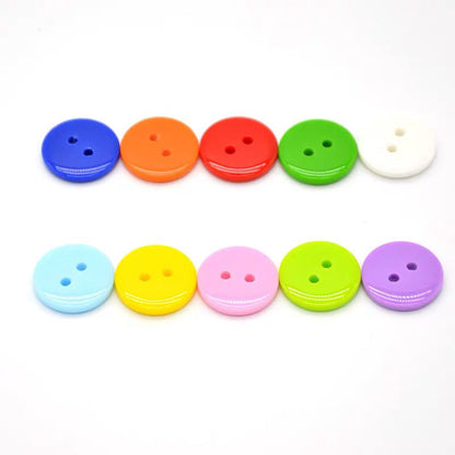 3038  High-grade environmentally friendly buttons Daquan children's DIY color resin bread buckle