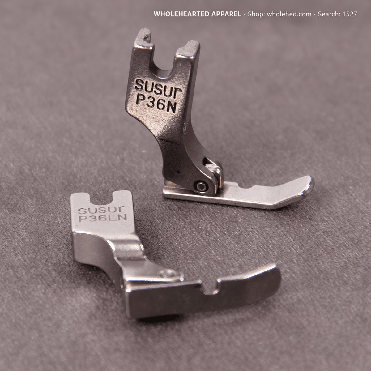 1527★ All-Steel Single-Side Zipper Presser Foot for Flatbed Sewing Machines, P36N Right-Side / P36LN Left-Side