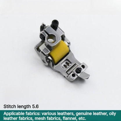 1029★ New Arrival 2 | More Options | Full-Steel Roller Presser Foot for 3-Needle 5-Thread Coverstitch Machines, Small Square Head, Large Platform.