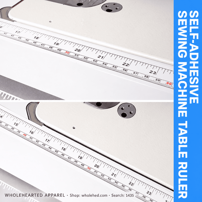 1435★ 90 cm Self-Adhesive Ruler for Industrial Sewing Machine Tables and Garment Pattern Making