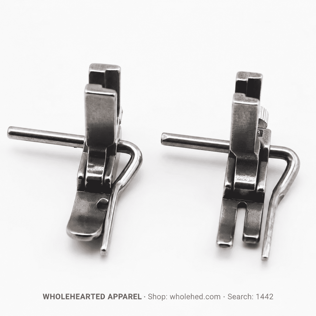 1442★ All-Steel Adjustable Edge Guide Presser Foot for Industrial Flatbed and Computerized Sewing Machines