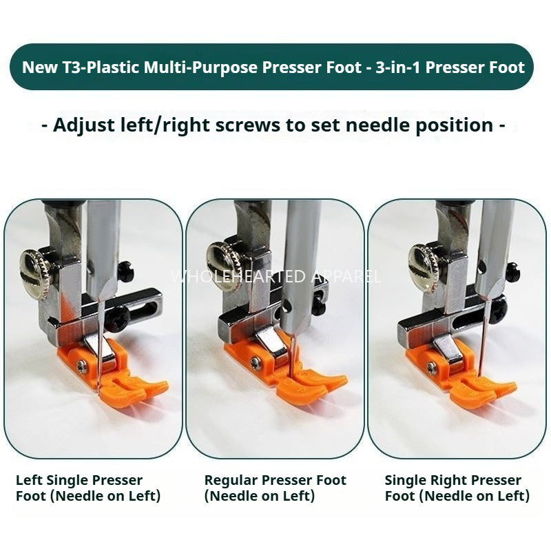 1790★ Plastic T3 Adjustable Universal Presser Foot for Sewing Machine★