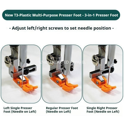 1790★ Plastic T3 Adjustable Universal Presser Foot for Sewing Machine★