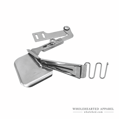 1691★ Adjustable Hemming Attachment for Flatbed Sewing Machine No Needle Plate Replacement with Hemming Presser Foot.