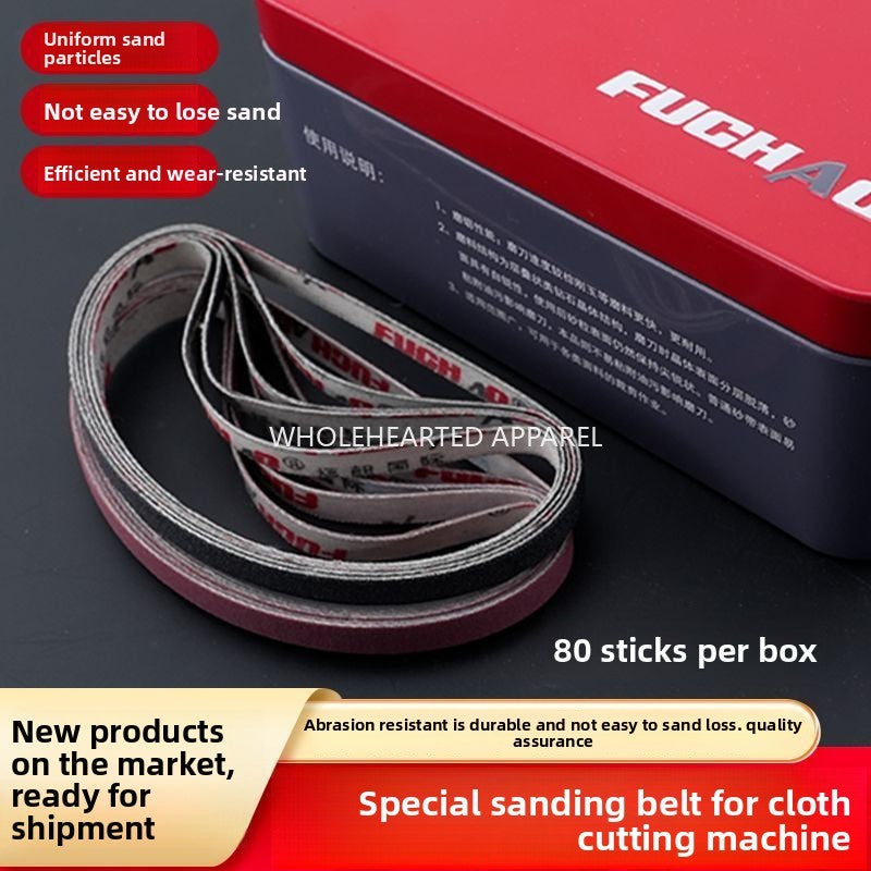 1644★  Iron box Fuchao imported material 10 inch electric scissors abrasive belt automatic sharpening and cutting machine abrasive belt cloth cutting machine yarn belt