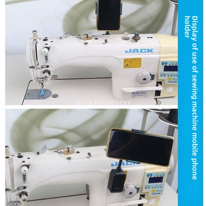 1035★  360-degree strong magnetic mobile phone holder, multi-functional magnetic shooting live broadcast mobile phone holder, sewing machine mobile phone holder