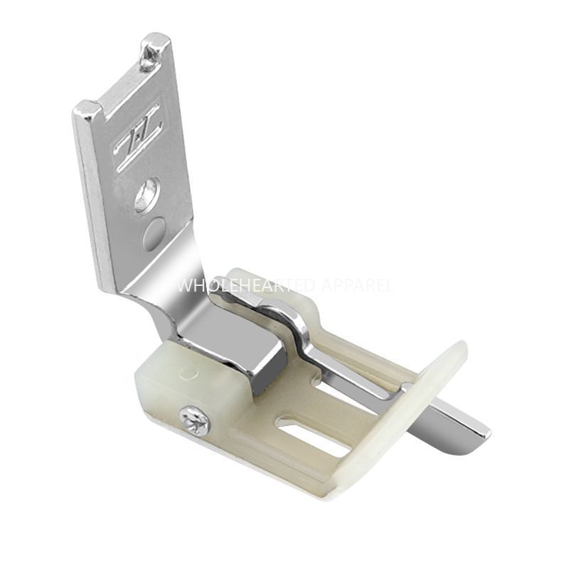 1690★  Smart foot MT260 double needle car right with knife presser foot 1/4 needle distance Teflon plastic stop edge presser foot 0.10.2 stop