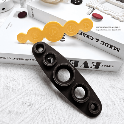 1393★ Universal Fabric-Covered Metal Button Maker Tool, 4 Sizes, Bulk Pack for 20 Pairs.