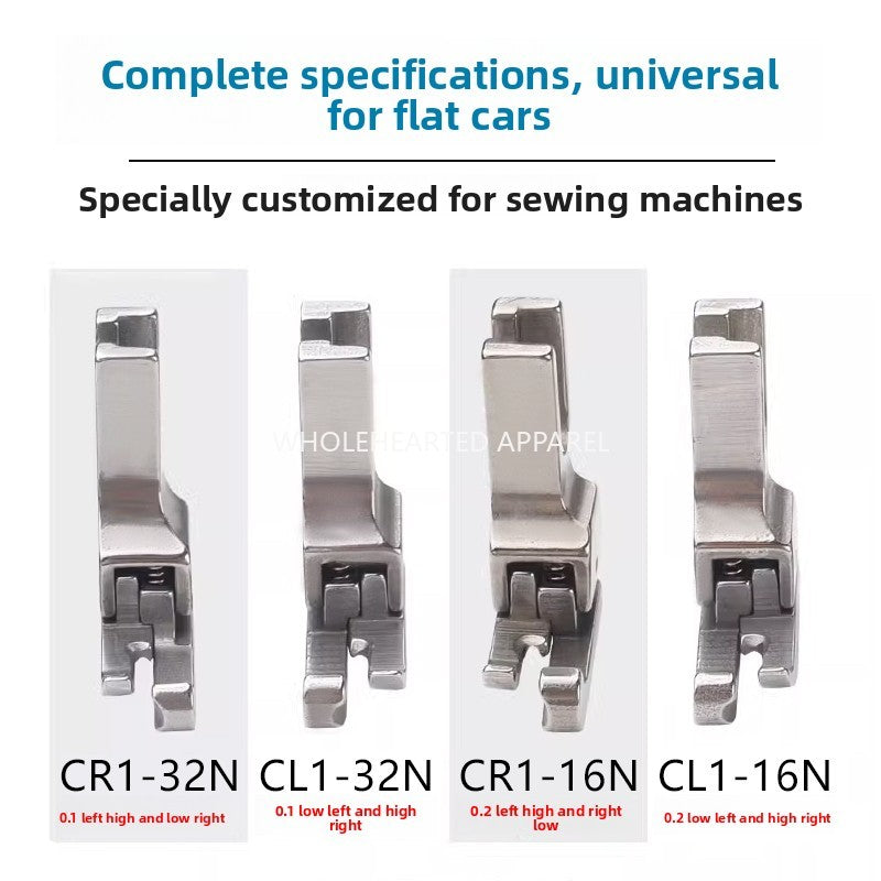 1552★  Flat car big head high and low presser foot 211 CR1/32 all-steel high and low stop presser line presser foot sewing machine accessories