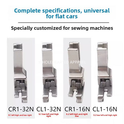 1552★  Flat car big head high and low presser foot 211 CR1/32 all-steel high and low stop presser line presser foot sewing machine accessories