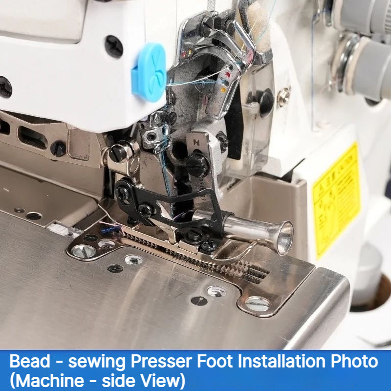 1909★ Four-Thread Overlock Beading Presser Foot, 6mm/8mm, Smooth Bead Sewing★
