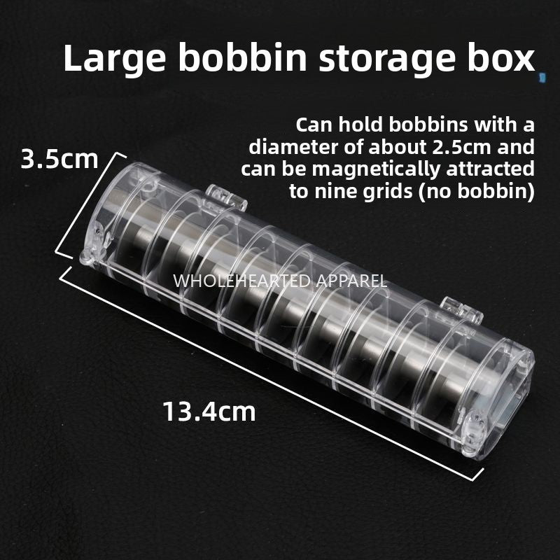 1565★  Computer flat car sewing machine shuttle core magnet storage box Jack A3A4 Zhongjie Fushan brothers plastic lock cylinder wire core