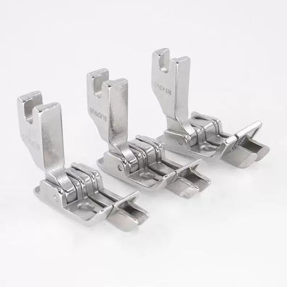 1211★ Prensatelas de doble cuchilla SP-18 totalmente de acero, prensatelas tangencial para bolsas de jeans, prensatelas de línea abierta de 0,1/0, prensatelas de doble tope para automóvil plano★