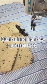 1017★  [Shuyu sewing] New (black titanium steel) spring high and low pressure foot, imported wear-resistant, smooth and not easy to oxidize