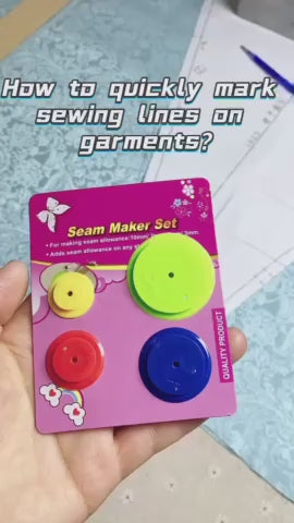 1602★  [3826 people's favorites] DIY patchwork clothing fabric sewing tools, sewing ring, line tracing wheel, line tracer, sewing ring, four sets