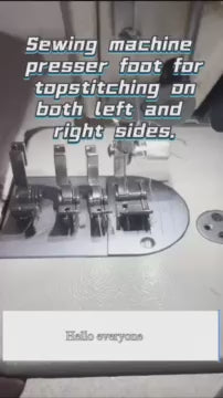 1153★  All-steel electroplated SP-18 with block presser foot, stop presser foot special long knife with knife for denim thick material, genuine PL brand