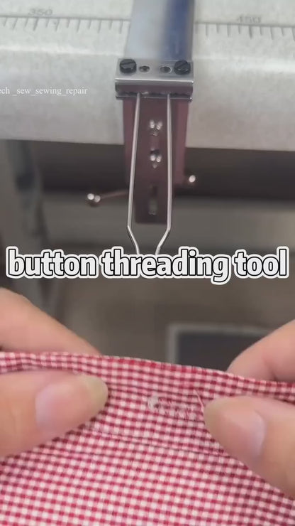 1001★  New high-efficiency button threading device, I-shaped clip to wear buttons, tool buttons, button artifacts, special for clothing factories