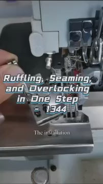 1344★  Five-wire presser foot of edge locking machine Five-wire discounted wrinkle presser foot, accessories Five-wire edge copying machine discounted wrinkle presser foot