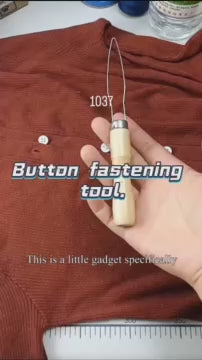 1037★  Clothing factory quick button tool, button tool, button tool, button threader DIY tool