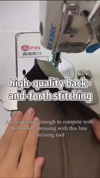 1019★  Flat car come and go sewing fourth generation PL new overseam sleeve sewing special press placket collar waist tool