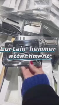 1177★  Curtain special crimping device, hemming device, industrial sewing machine hemming device, hemming device, door placket hemming puller