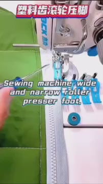 1143★  New flat car special Teflon narrow roller presser foot anti-eating cloth rush cloth