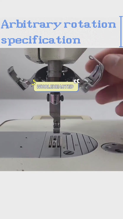 1595★  Industrial flat car multi-functional accessories presser foot winding small wheel sewing machine conversion tripod rotation