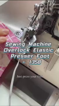 1358★  747/700 EX four-wire rubber band presser foot four-wire edge copying machine adjustable elastic rubber band presser foot elastic band presser foot