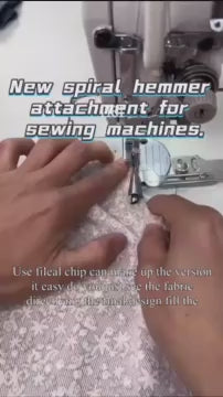 1161★  New spiral crimping drum flat car sewing machine universal new handmade spiral crimping device