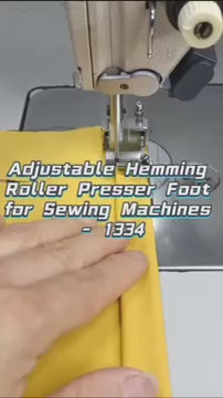 1334★  [Q5Q7 anti-beating and twisting roller crimping foot] Adjustable crimping width for crimping, no wrinkling rib