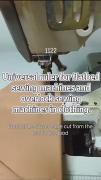 1122★  Interlock sewing machine, general-purpose gadgets for cars, knitted neckline, cuffs, narrow edges, curling hem device, curling and setting rib