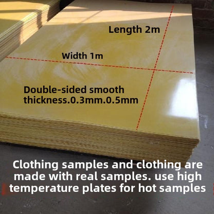 1398★  Clothing ironing board high temperature board template model plate insulation board buckle ironing board epoxy board 0.3mm0.5mm ironing board