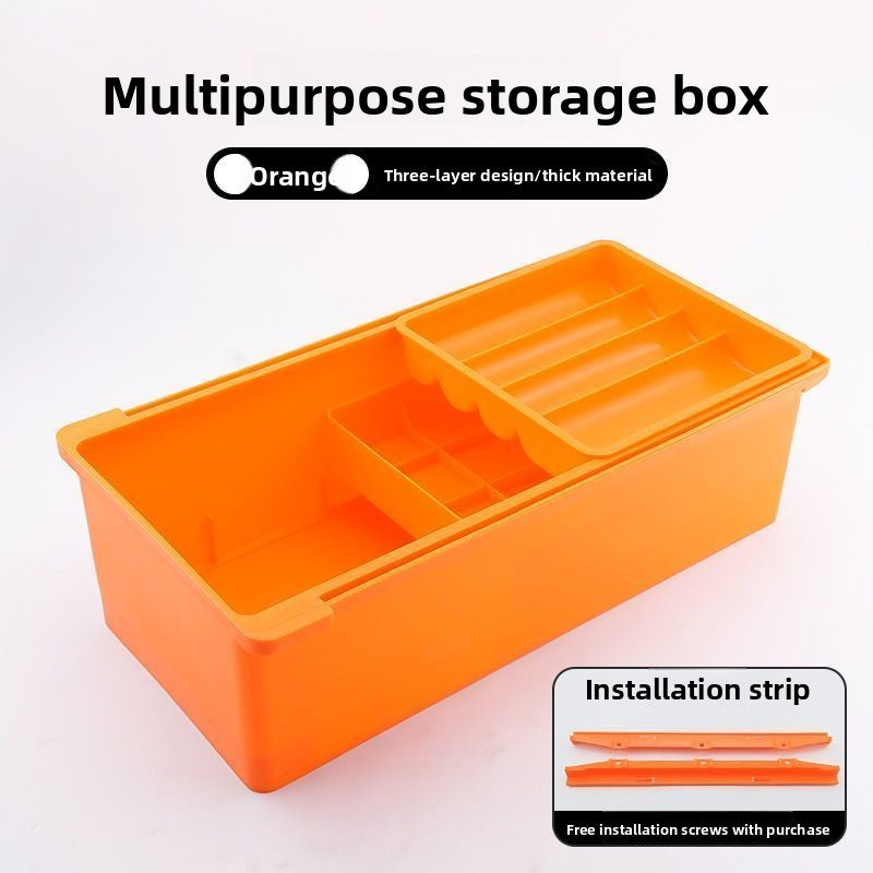 1643★  New large capacity three-layer drawer box sewing tools furniture office multi-purpose storage box sewing machine