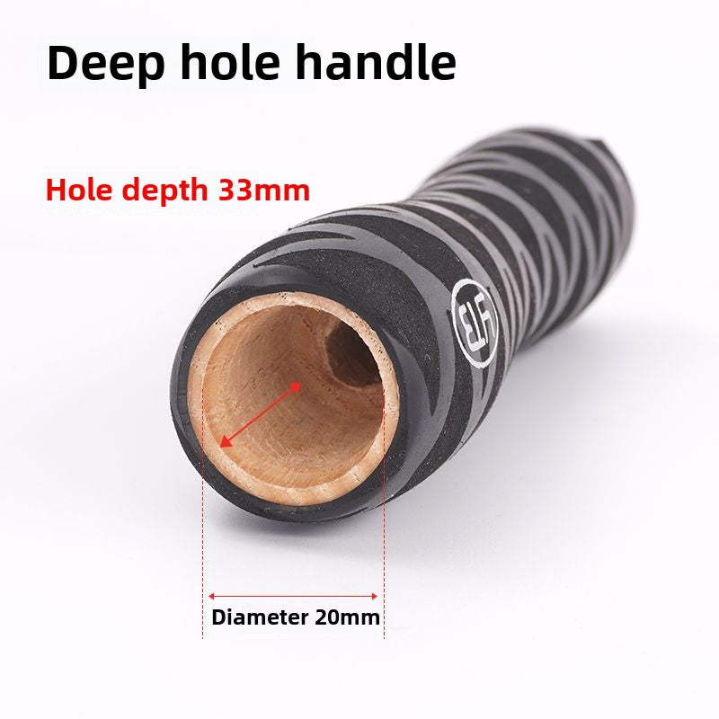 1476★  Dingyu industrial iron, solid wood handle, rubber wrap, comfortable grip, Shengtai iron replacement handle is easy to install