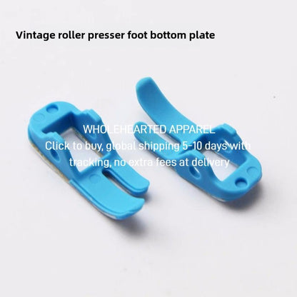 1521★  Old-fashioned household sewing machine plastic roller presser foot butterfly flyer brand pedal sewing machine accessories are universal in thickness
