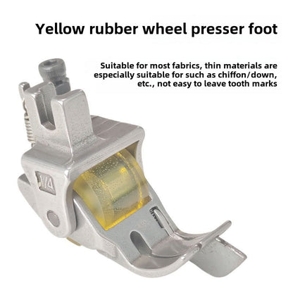 1513★  Flat car roller presser foot SP-18 presser line tangent right stop with knife roller stop edge presser foot, sewing machine accessories