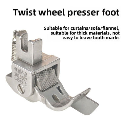 1513★  Flat car roller presser foot SP-18 presser line tangent right stop with knife roller stop edge presser foot, sewing machine accessories