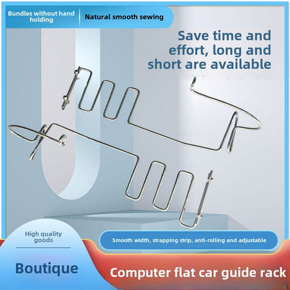 1429★  Flat car guide frame strap positioning width adjustable hand support free sewing machine accessories computer flat sewing machine