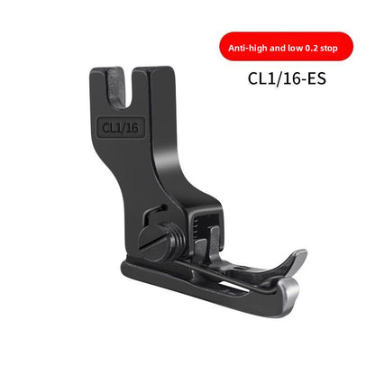 1688★  New (black titanium steel) spring high and low presser foot wear-resistant, smooth and not easy to oxidize, upper collar compound collar presser foot thin and universal