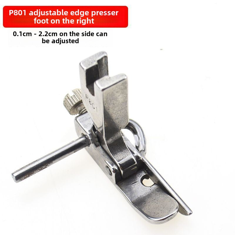1442★  Flat car P803 presser foot computer car adjustable width and narrow stop fixed presser foot P723 sewing all-steel open wire presser foot
