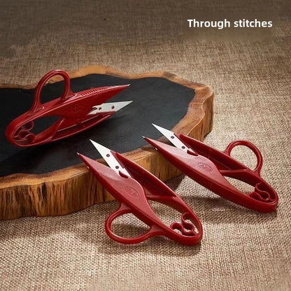 1413★  Scissors Stainless Steel Cross Stitch Spring Tailor Scissors Thread PIN Premium Stainless Steel Thread Scissors Small Scissors
