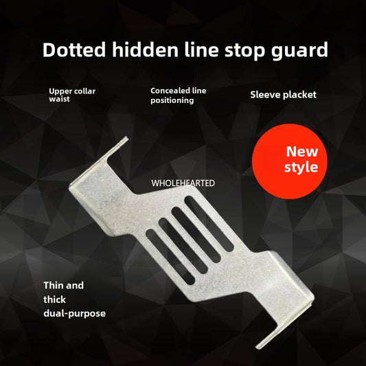 1049★  Flat car pit dark line regulation Thin and thick dual-purpose electric synchronous car collar upper waist dark line stop positioning baffle