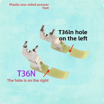1527★  Flat car unilateral presser foot P36N right unilateral P36LN left unilateral, all-steel flat car, unilateral zipper presser foot