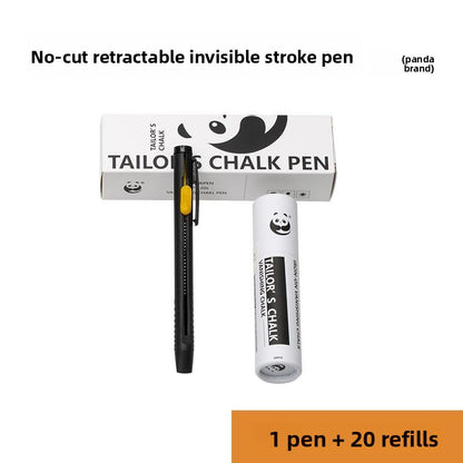 1645★  High temperature invisible pull line pen Leather scribing pen Invisible scribing chalk pull line Crayon Sewing machine Line drawing auxiliary tool