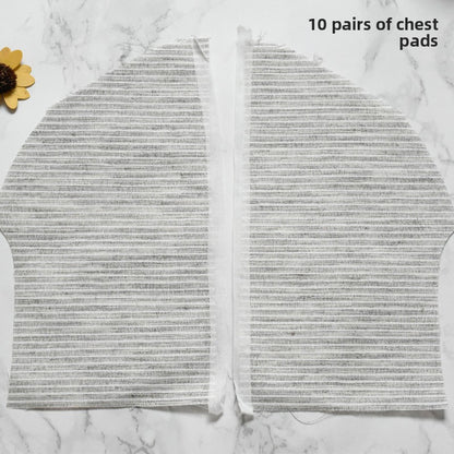 3922★ Forro de pecho, almohadilla de pecho, forro de tela de parche de algodón de pecho, abrigo de traje, forro de carbono negro, forro de cáñamo, forro de pecho, forro de accesorios de ropa