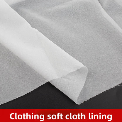 3915 Forro adhesivo para ropa Forro de tela suave Forro hilado Forro de abrigo de espesor medio en verano Forro adhesivo termofusible para ropa