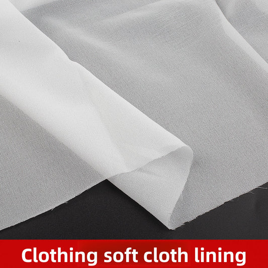 3915 Forro adhesivo para ropa Forro de tela suave Forro hilado Forro de abrigo de espesor medio en verano Forro adhesivo termofusible para ropa