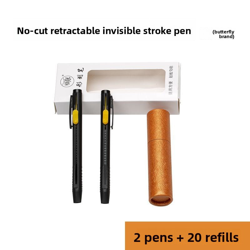1645★  High temperature invisible pull line pen Leather scribing pen Invisible scribing chalk pull line Crayon Sewing machine Line drawing auxiliary tool