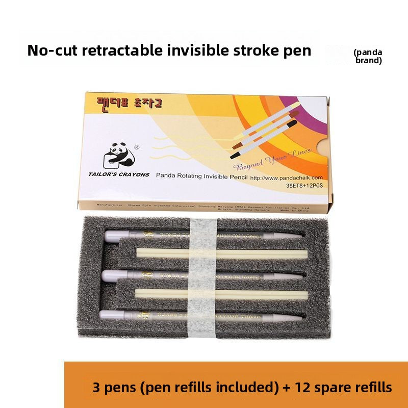 1645★  High temperature invisible pull line pen Leather scribing pen Invisible scribing chalk pull line Crayon Sewing machine Line drawing auxiliary tool